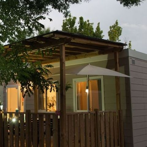 MOBILHOME 4 personnes - Mobil-home | Comfort | 2 Ch. | 4 Pers. | Terrasse surélevée | Clim.