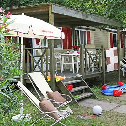 MOBILHOME 6 personnes - Mobil-home | Comfort | 2 Ch. | 4/6 Pers. | Terrasse surélevée | Clim.