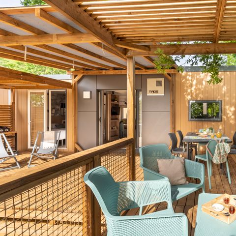 MOBILHOME 6 personnes - EXCLUSIF 3 chambres avec suite parentale