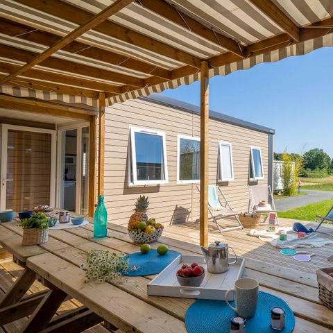 MOBILHOME 6 personnes - EXCLUSIF - 3 chambres - 3 salles d'eau - Tribu - SPA