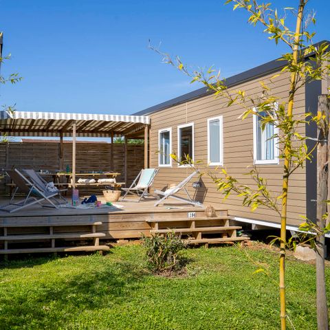 MOBILHOME 6 personnes - EXCLUSIF - 3 chambres - 3 salles d'eau - Tribu - SPA
