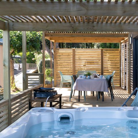 MOBILHOME 6 personnes - EXCLUSIF - 3 chambres - 3 salles d'eau - Tribu - SPA