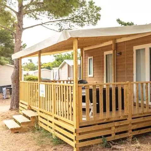 MOBILHOME 4 personnes - Premium | 2 Ch. | 4 Pers. | Terrasse Lounge | Clim. | TV