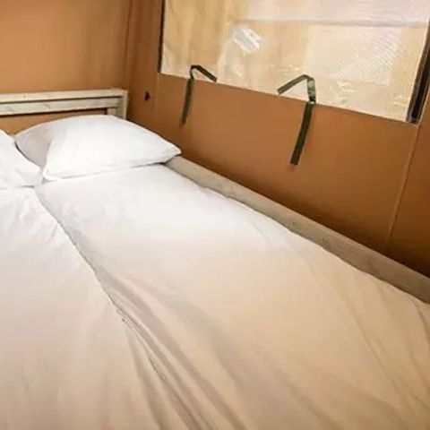 TENTE TOILE ET BOIS 5 personnes - Super Lodge | 2 Ch. | 4/5 Pers. | Terrasse simple