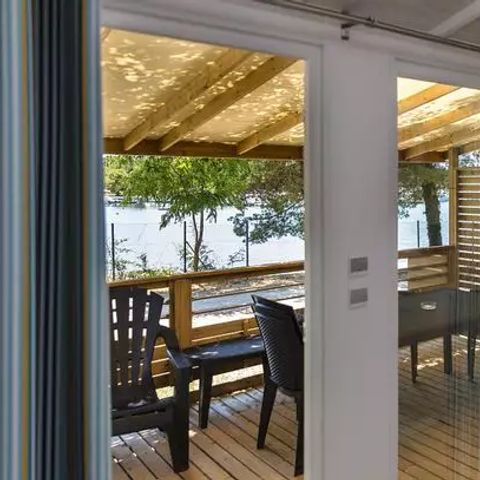 MOBILHOME 4 personnes - Premium | 2 Ch. | 4 Pers. | Terrasse surélevée | Clim.