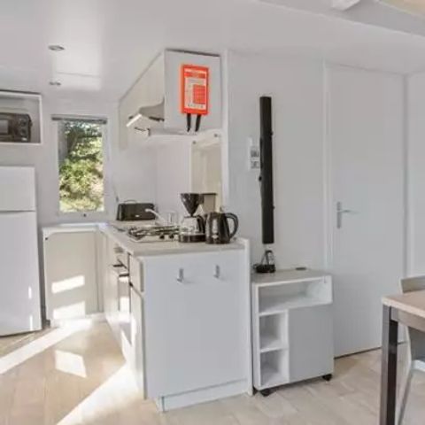 MOBILHOME 5 personnes - Comfort | 3 Ch. | 5 Pers. | Terrasse surélevée | Clim.
