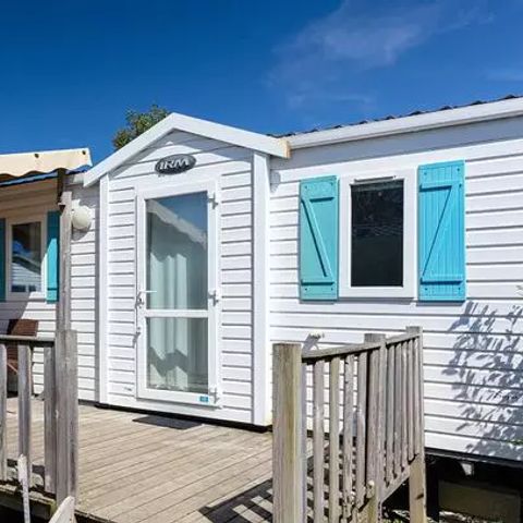 MOBILHOME 6 personnes - Comfort | 2 Ch. | 4/6 Pers. | Terrasse surélevée | Clim.