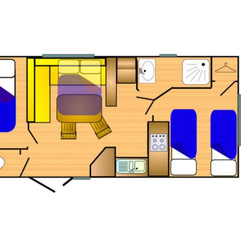 MOBILHOME 6 personnes - Europa 780-2  A/C CD