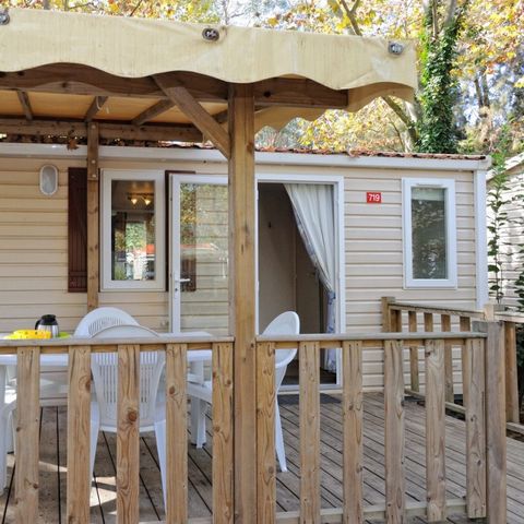 MOBILHOME 4 personnes - Classic | 2 Ch. | 4 Pers. | Terrasse surélevée | Clim.