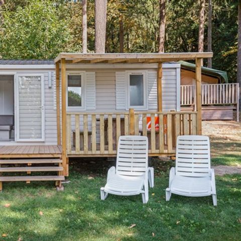 MOBILHOME 4 personnes - Comfort | 2 Ch. | 4 Pers. | Terrasse surélevée | Clim.