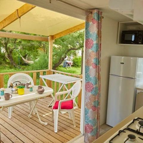 MOBILHOME 4 personnes - Comfort | 2 Ch. | 4 Pers. | Terrasse surélevée | Clim.