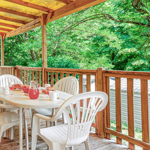 MOBILHOME 6 personnes - Comfort | 2 Ch. | 4/6 Pers. | Terrasse surélevée | Clim.