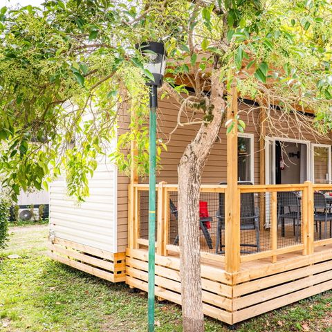MOBILHOME 4 personnes - Premium | 2 Ch. | 4 Pers. | Terrasse surélevée | Clim.