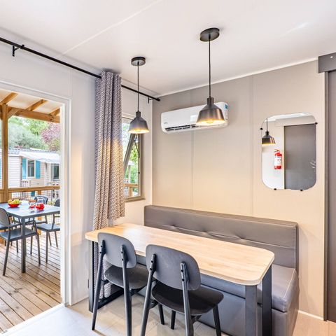 MOBILHOME 4 personnes - Premium | 2 Ch. | 4 Pers. | Terrasse surélevée | Clim.