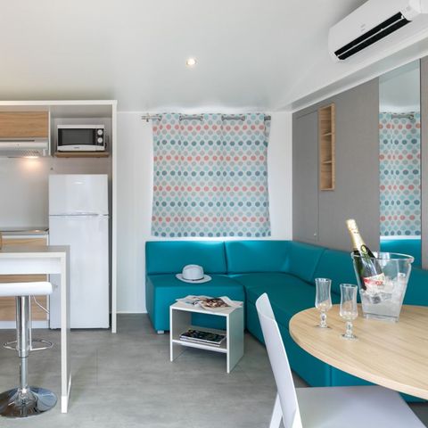 MOBILHOME 6 personnes - LUXE ZEN avec spa privatif