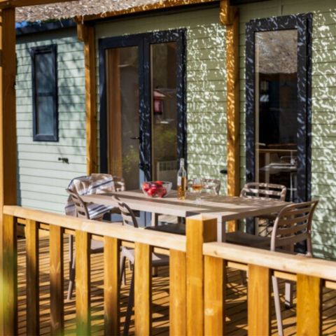 MOBILHOME 6 personnes - GREEN LODGE 3ch + clim + TV