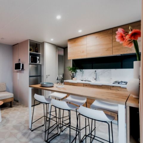 Mobilhome 6 personnes - GREEN - LODGE - 3 chambres - Clim - TV