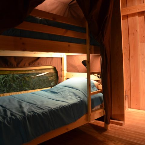 TENTE TOILE ET BOIS 6 personnes - LODGE NATUNA
