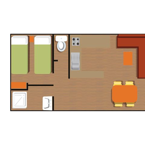 MOBILHOME 4 personnes - O'HARA 914