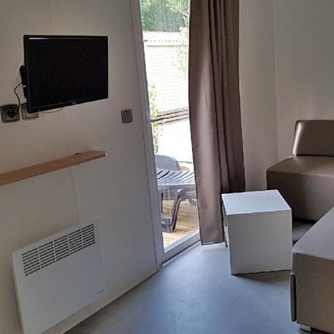 MOBILHOME 4 personnes - Premium | 2 Ch. | 4 Pers. | Terrasse simple | Clim. | TV
