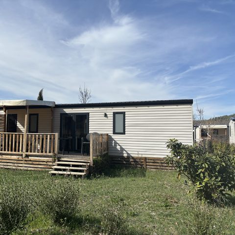 MOBILHOME 8 personnes - Comfort XL | 4 Ch. | 8 Pers. | Terrasse surélevée | 2 SDB | Clim.