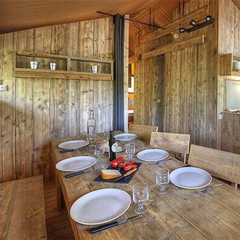 TENTE TOILE ET BOIS 5 personnes - Tente Safari | 2 Ch. | 4/5 Pers.