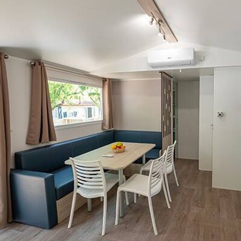 MOBILHOME 6 personnes - Mobil-home | Premium | 3 Ch. | 6 Pers. | Terrasse Lounge | Clim. | TV