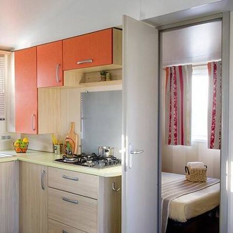 MOBILHOME 6 personnes - Comfort | 3 Ch. | 6 Pers. | Terrasse surélevée | TV