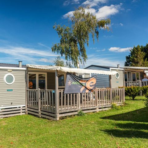 MOBILHOME 6 personnes - Comfort | 3 Ch. | 6 Pers. | Terrasse surélevée | TV
