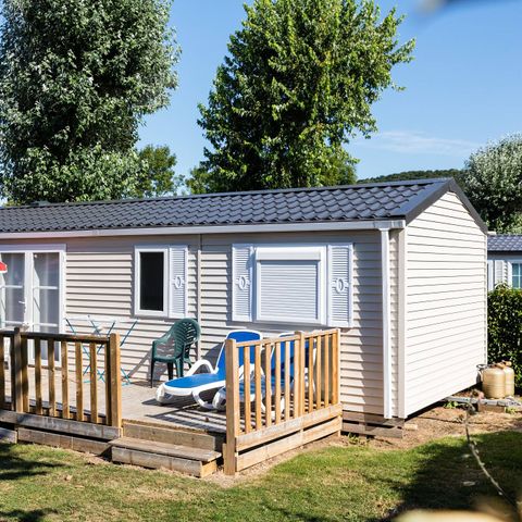MOBILHOME 4 personnes - Comfort | 2 Ch. | 4 Pers. | Terrasse surélevée non couverte | TV