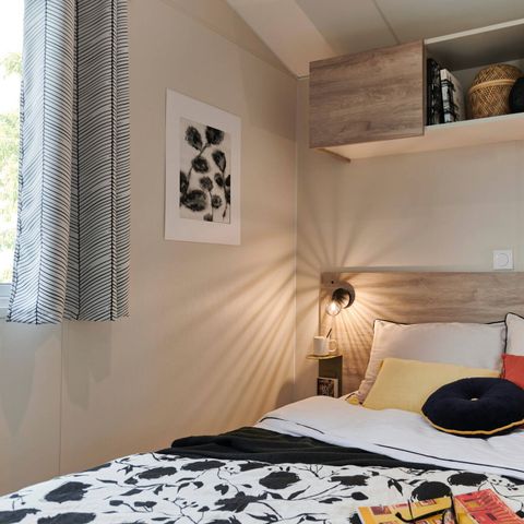 MOBILHOME 6 personnes - Comfort | 3 Ch. | 6 Pers. | Terrasse surélevée | Clim. | TV