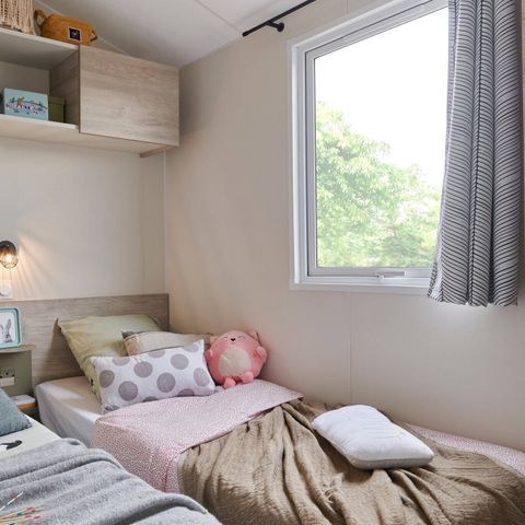 MOBILHOME 6 personnes - Comfort | 3 Ch. | 6 Pers. | Terrasse surélevée | Clim. | TV