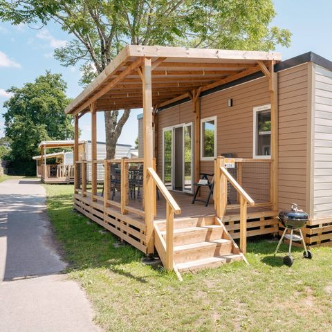 MOBILHOME 6 personnes - Comfort | 2 Ch. | 4/6 Pers. | Terrasse surélevée | Clim.