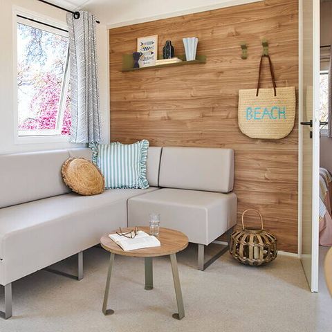 MOBILHOME 6 personnes - Comfort | 2 Ch. | 4/6 Pers. | Terrasse surélevée | Clim.