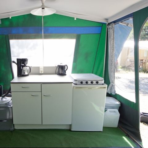 BUNGALOW TOILÉ 6 personnes - Tente de luxe BT, 2 cabines sans sanitaires