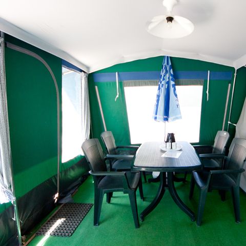 BUNGALOW TOILÉ 6 personnes - Tente de luxe BT, 2 cabines sans sanitaires