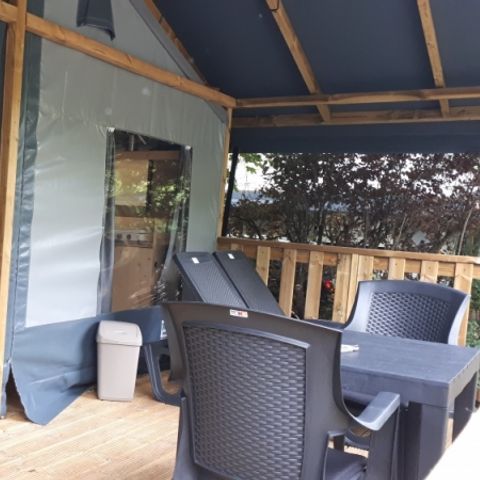 BUNGALOW TOILÉ 6 personnes - Extra Luxe Lodgetent (LG) - Sans salle de bain