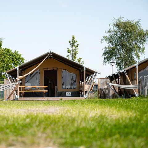 TENTE TOILE ET BOIS 2 personnes - Compact