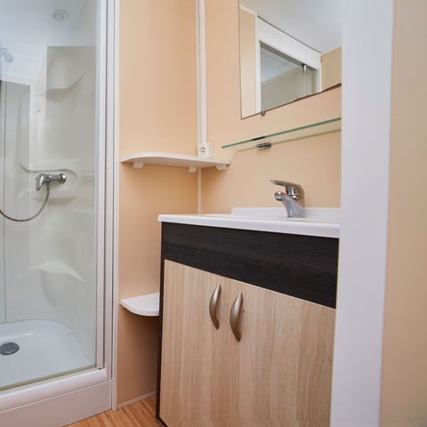 MOBILHOME 2 personnes - Magnolia 2 personnes inclus possibilité d'ajouter 2 personnes supplémentaire (payant) voir avec partenaire