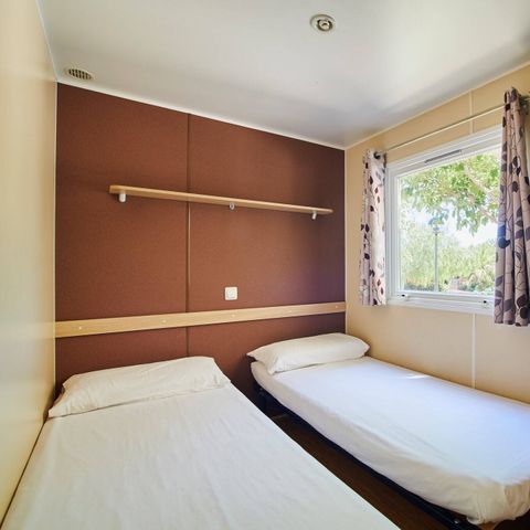 MOBILHOME 6 personnes - Mobil-home | Comfort | 3 Ch. | 6 Pers. | Terrasse surélevée | Clim. | TV