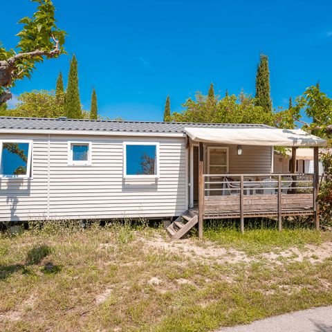 MOBILHOME 6 personnes - Comfort | 3 Ch. | 6 Pers. | Terrasse surélevée | Clim.