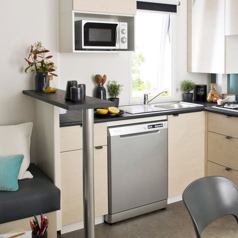 MOBILHOME 6 personnes - Comfort XL | 3 Ch. | 6 Pers. | Terrasse surélevée | Clim