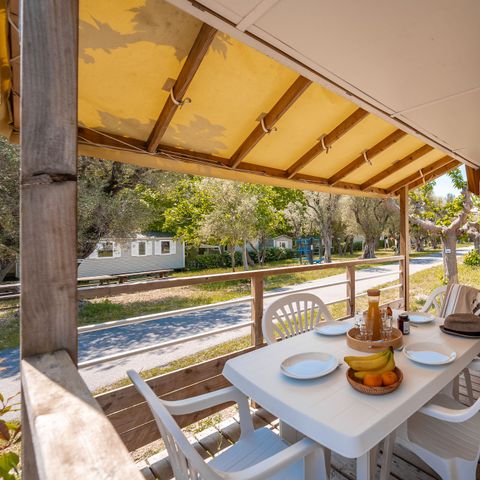 MOBILHOME 6 personnes - Comfort | 3 Ch. | 6 Pers. | Terrasse surélevée | Clim.