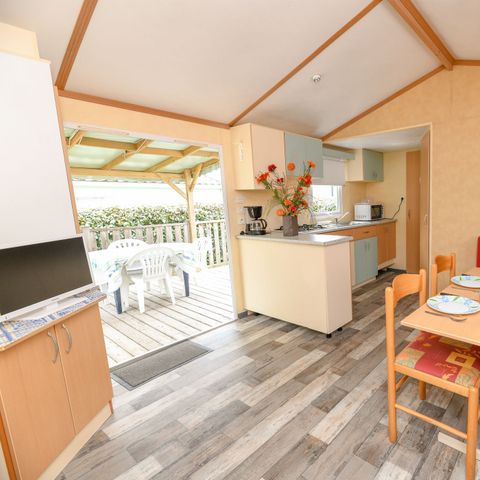 MOBILHOME 6 personnes - Aqua 2 Chambres 4/6 Personnes Terrasse Semi-Couverte