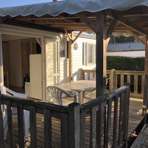 MOBILHOME 6 personnes - Aqua 3 Chambres 6 Personnes Terrasse Semi-Couverte