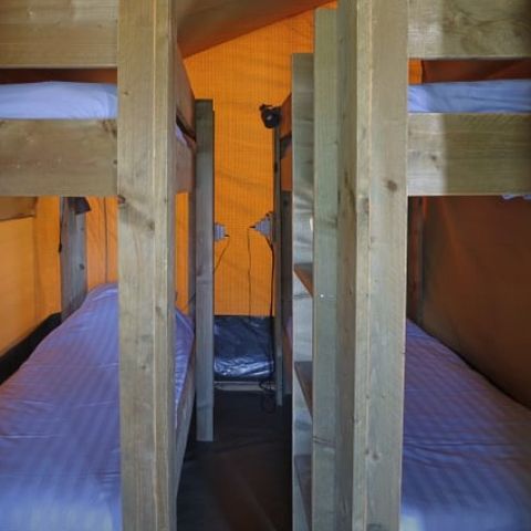 BUNGALOW TOILÉ 6 personnes - Bungalow tente Glamping Tournesol 4+2