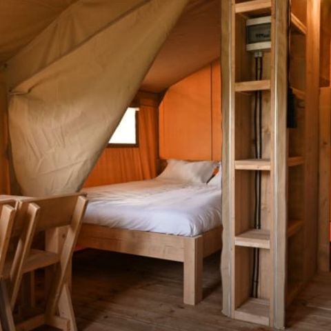 Tente en toile et en bois 5 personnes - Ciboulette