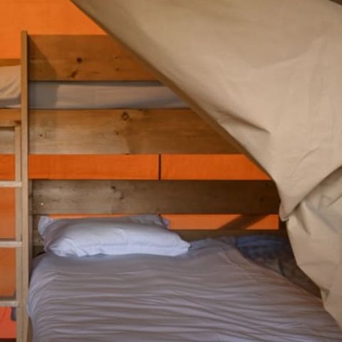 TENTE TOILE ET BOIS 5 personnes - Ciboulette