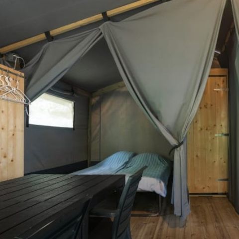 BUNGALOW TOILÉ 4 personnes - Bungalow tente Glamping Camomille