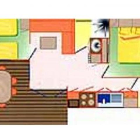 Mobilhome 4 personnes - PACIFIQUE